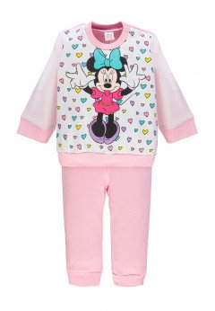 Disney Pigiama Minnie Stampato Pink