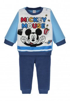 Disney Pigiama Mickey Mouse Stampato Azzurro