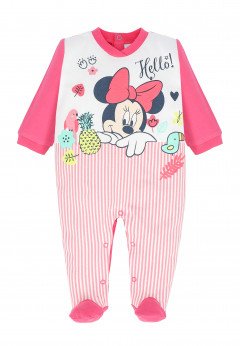 Disney Tutina in jersey stampata Hello Minnie Pink