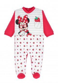 Disney Tutina in jersey stampata Minnie. Rosso