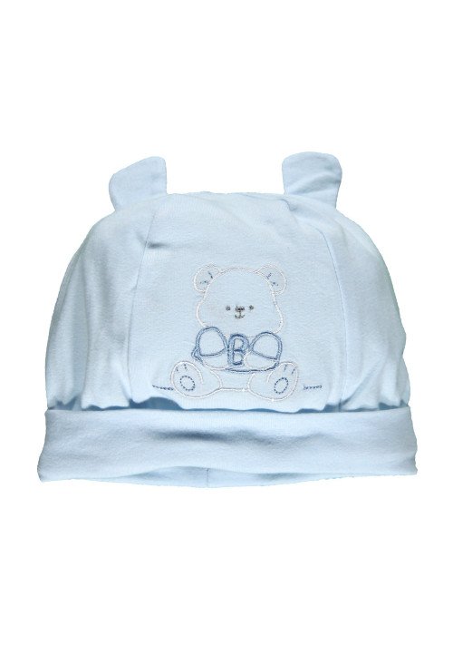  Brums Cappellino azzurro con orecchiette Azzurro Azzurro - Abbigliamento da neonato