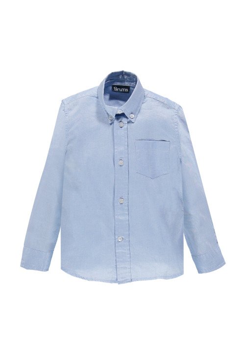  Camicia in  oxford Azzurro - Abbigliamento bambini online | Vestiti per bambini | Outletbambini | Bambino