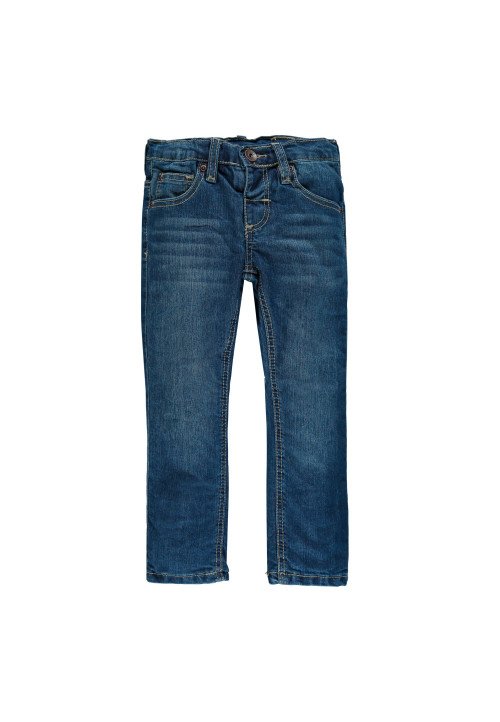  Jeans 5 tasche in denim stretch foderato Blu - Abbigliamento bambini online | Vestiti per bambini | Outletbambini | Bambino