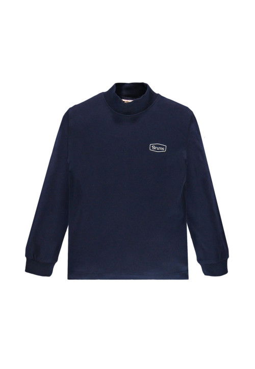 Brums Mock turtle neck Blue