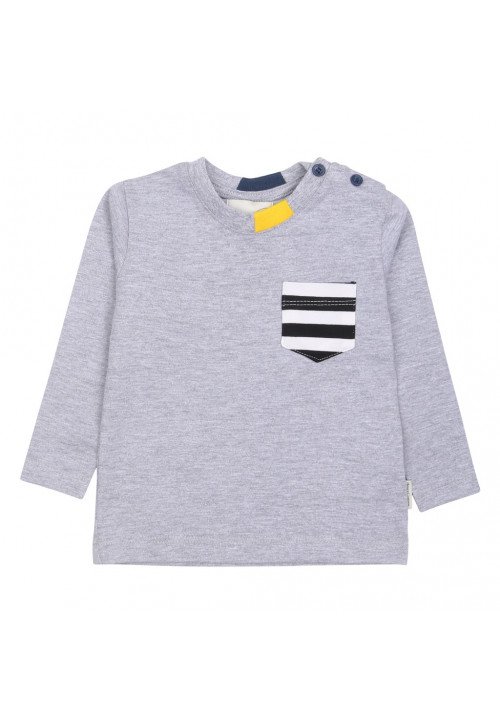 Henry Cotton's Long sleeves t-shirt Grey