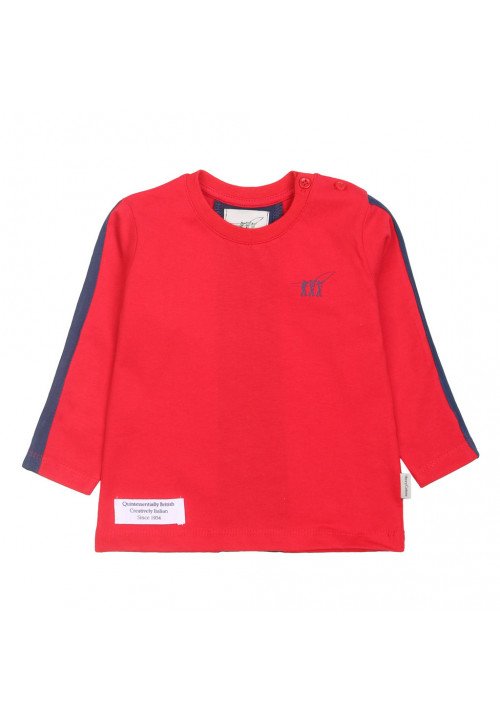 Henry Cotton's Long sleeves t-shirt Red