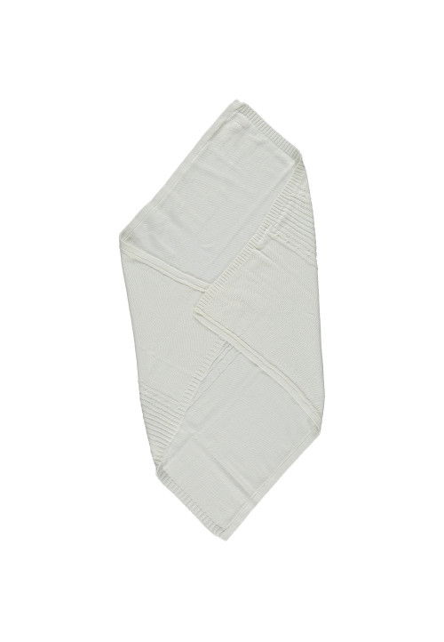 Brums Coperta di maglia con inserto Bianco