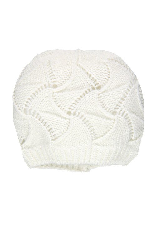 Bimbus Cappellino tricot bianco Bianco