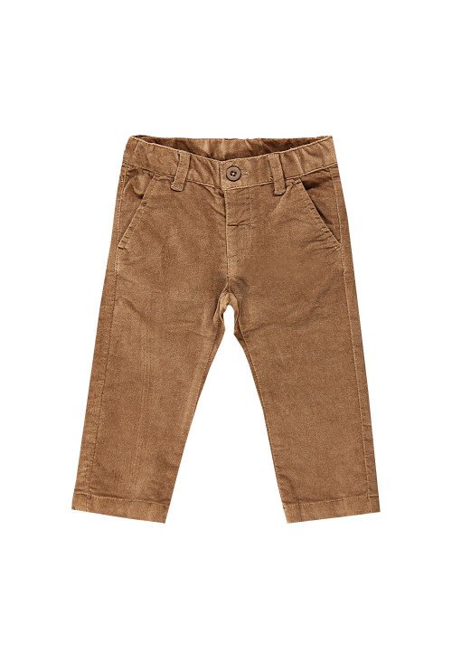  Bimbus Pantalone velluto marrone Beige Beige - Abbigliamento da neonato