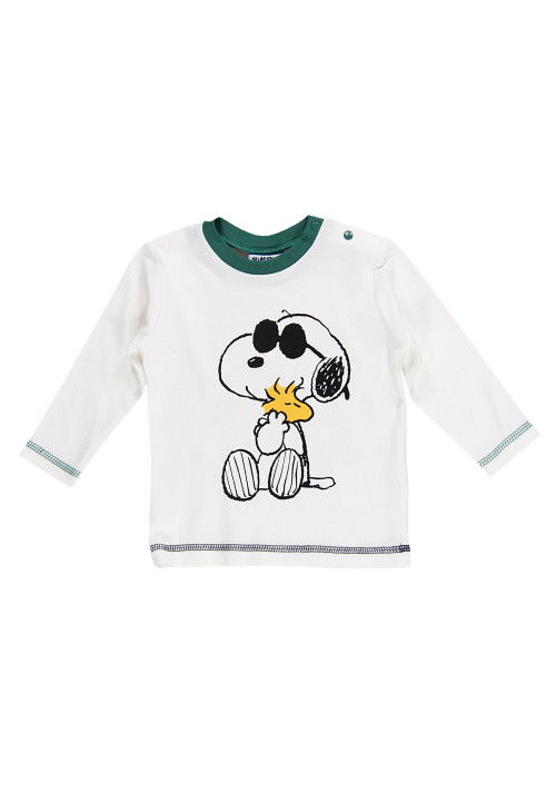 T-shirt manica lunga Jersey Peanuts Snoopy 