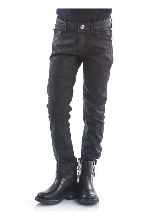 Bimbus Pantalone twill stretch Nero