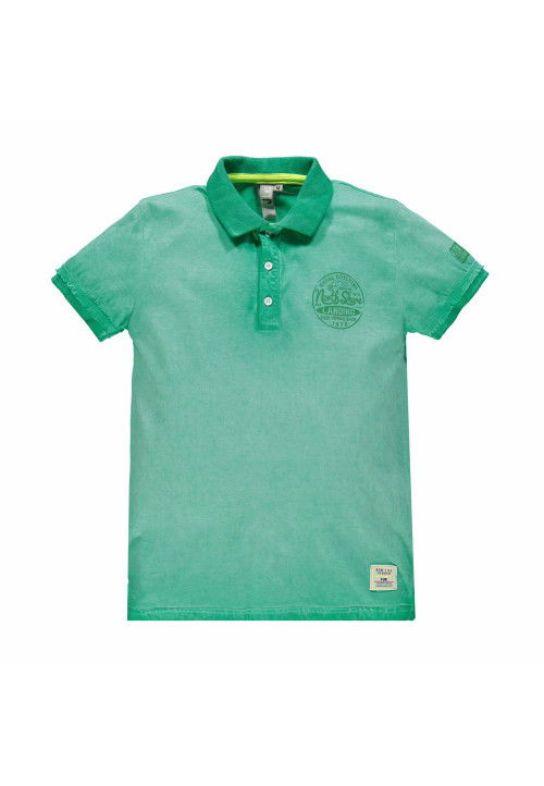 Brums Polo jersey cold dyed Verde