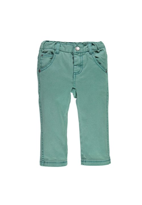  Jeans in gabardine stretch  Verde - Abbigliamento neonato