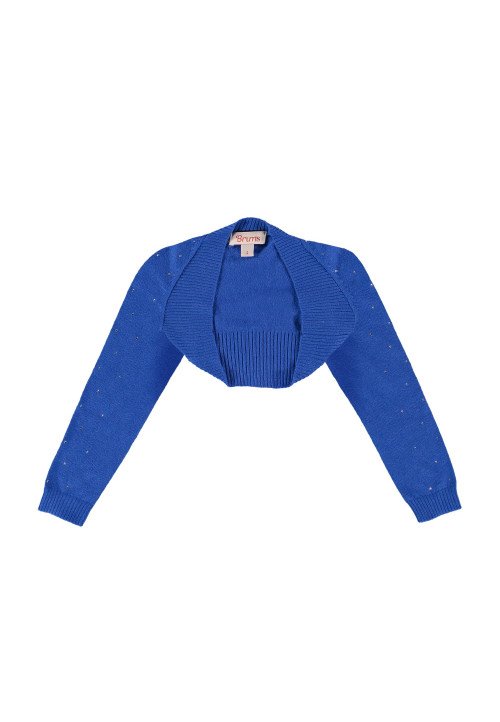 Scaldacuore in maglia tricot con strass - Abbigliamento bambini online | Vestiti per bambini - Outletbambini bambina