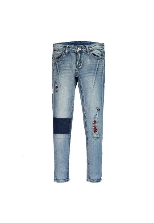 Jeans con applicazioni