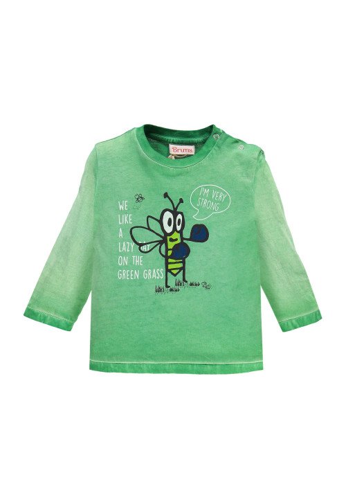 sconto 82% Zara T-shirt MODA BAMBINI Camicie & T-shirt Basic Verde 134 