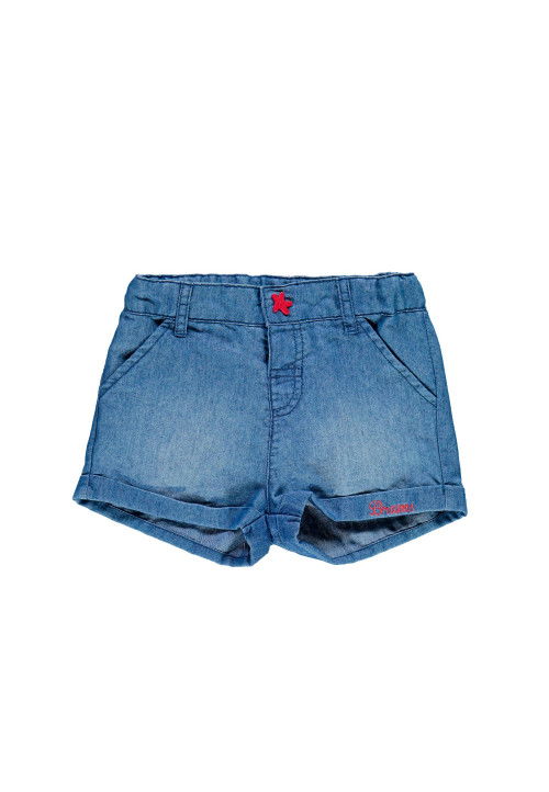 Shorts in denim leggero