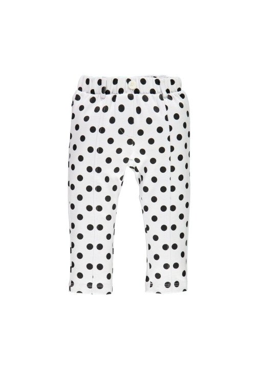 Pantalone in punto Milano a pois - Baby girl clothing 0-36 months