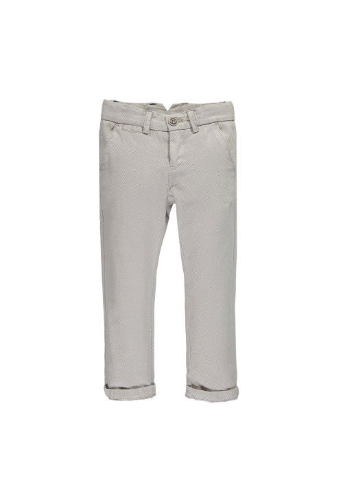 Pantalone chino in tessuto armaturato stretch