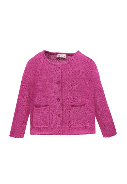 Brums Cardigan tricot in cotone Rosa