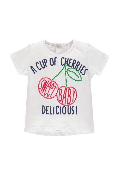 T-shirt in jersey a manica corta  - Abbigliamento neonata 0-36 mesi