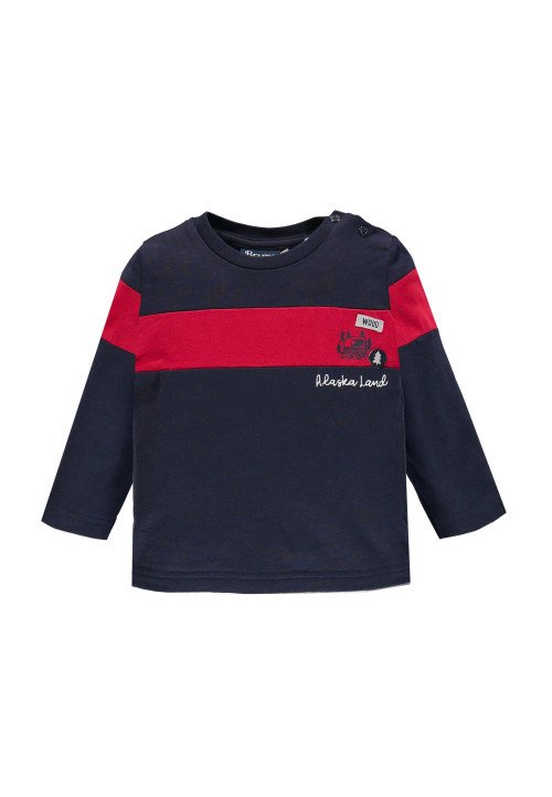  T-shirt in jersey  Bicolor - Abbigliamento neonato