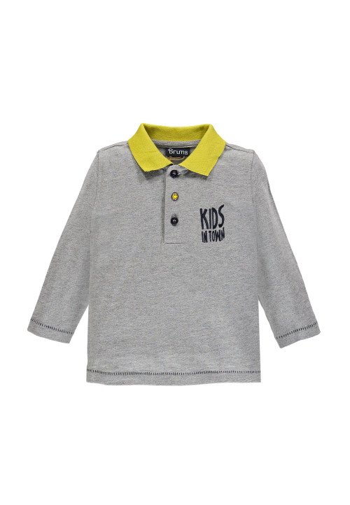 Polo in jersey smerigliato - Baby boy clothing 0-36 months