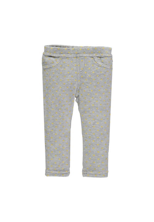 Brums Jeggings in ciniglia stampata Grigio