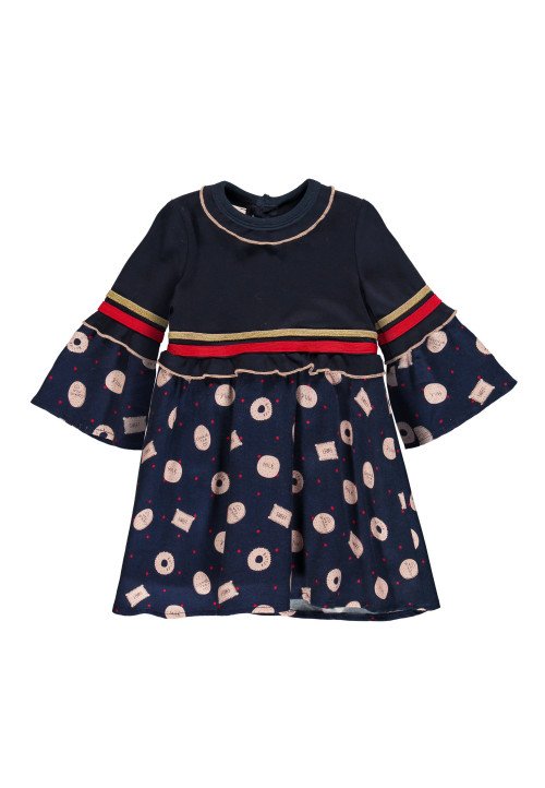 Abito in jersey e flanella - Baby girl clothing 0-36 months