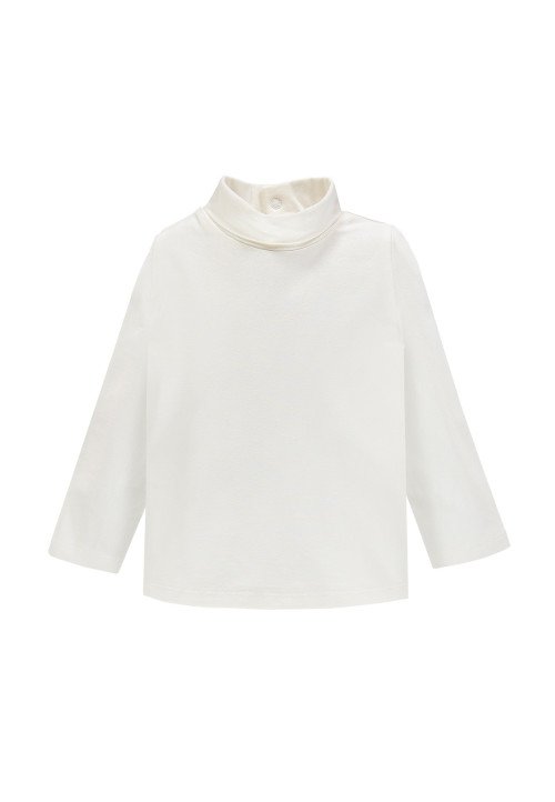  Dolcevita jersey stretch Bianco - Abbigliamento neonata