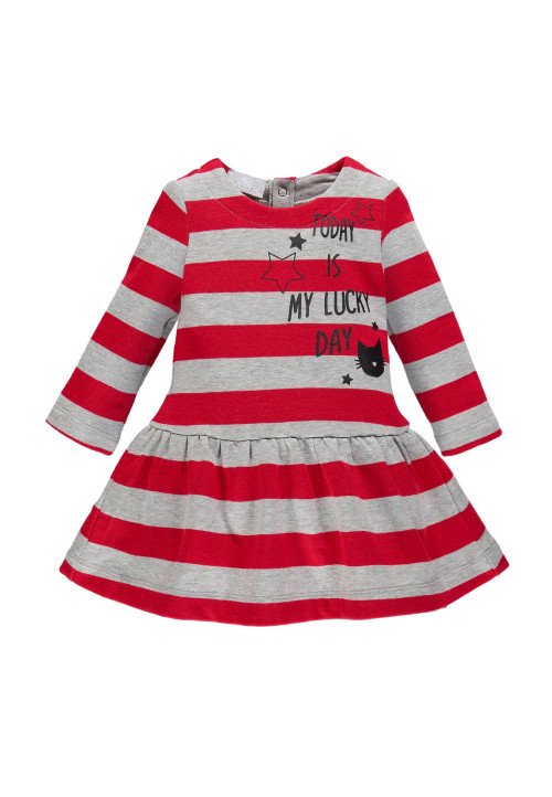 Abito felpa stampato - Baby girl clothing 0-36 months