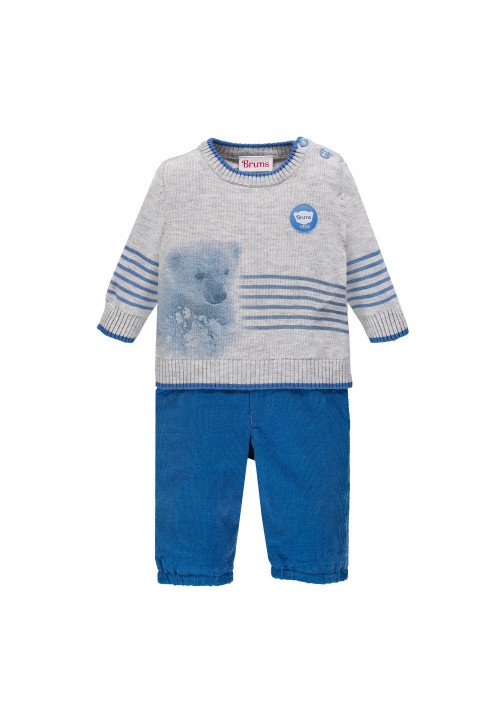 Completo 2 pezzi con pantalone in velluto - Baby boy clothing 0-36 months