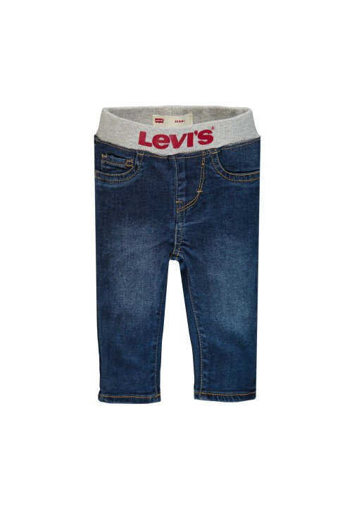 Levis Jeans Skinny West Third Logo in vita Blu