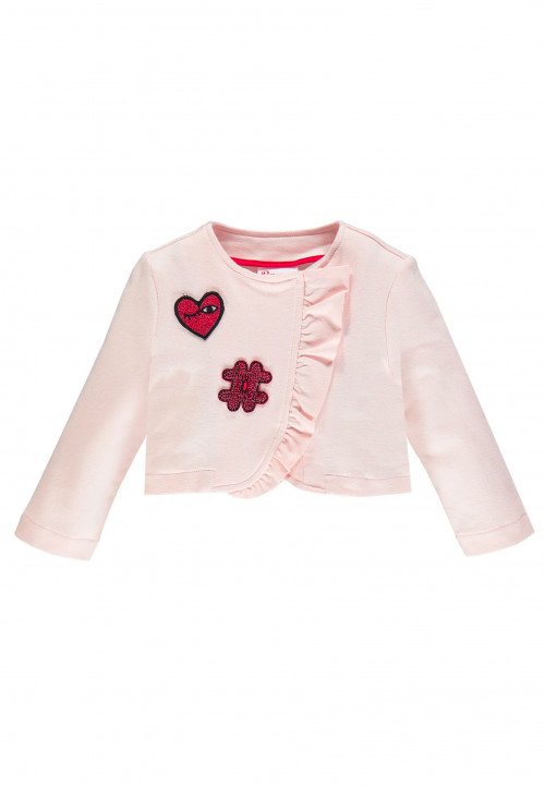  Brums Chiodo felpa leggera con rouches Rosa Rosa - Abbigliamento da neonata