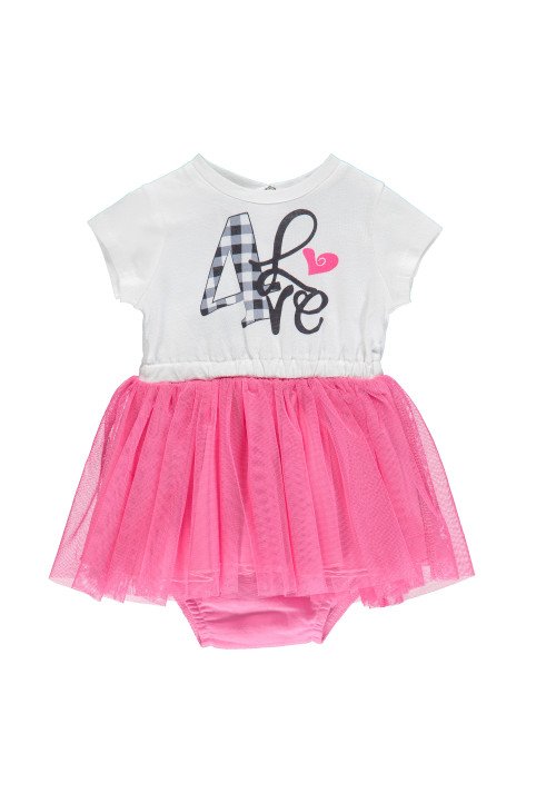 Abito jersey con tulle - Baby girl clothing 0-36 months