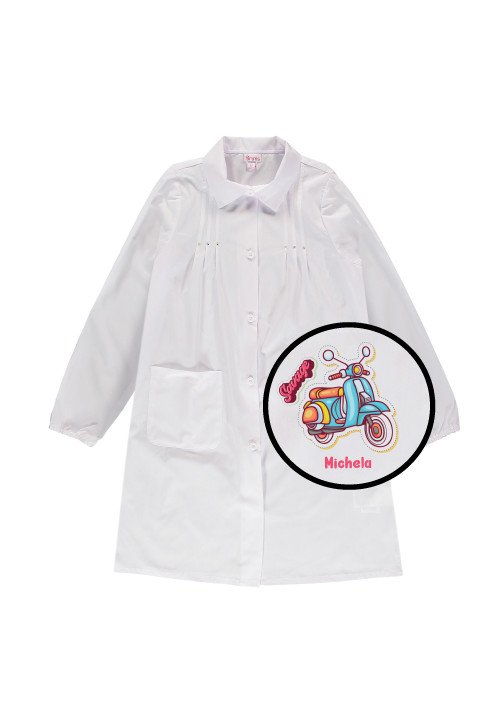 Brums School aprons White