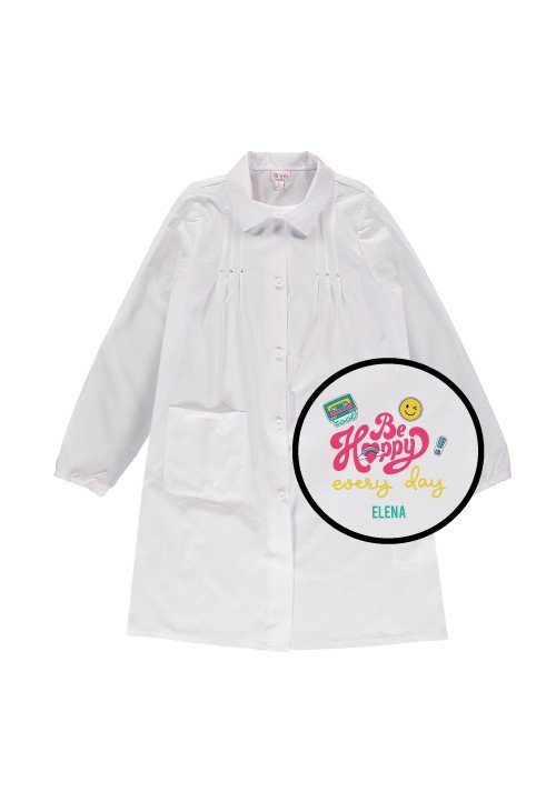 Brums School aprons White