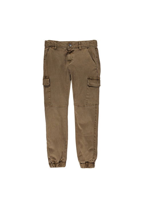 Mek Pantalone elasticizzato con tasconi Marrone