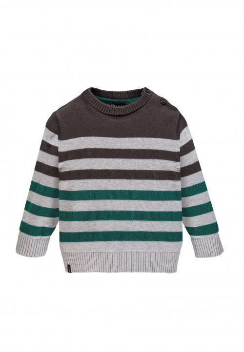 Girocollo tricot rigato - Abbigliamento neonato 0-36 mesi