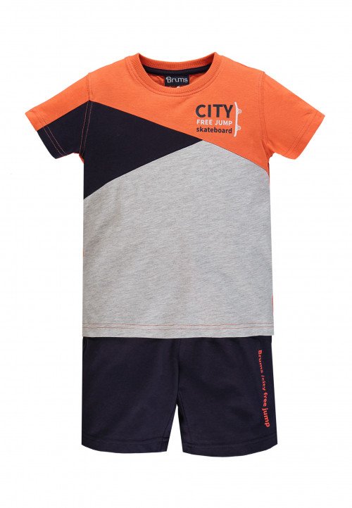 Completo in jersey t-shirt + bermuda - Boys clothing 4-18 years