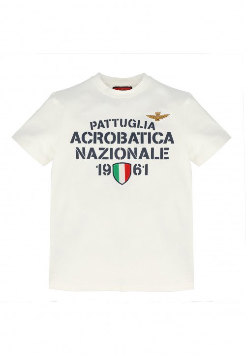 Aeronautica Militare Short sleeve t-shirt White