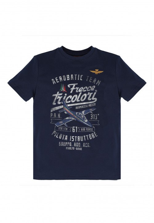Aeronautica Militare Short sleeve t-shirt Blue