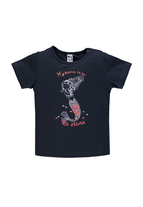  T-shirt neonata Mermaid Blu - Abbigliamento neonata