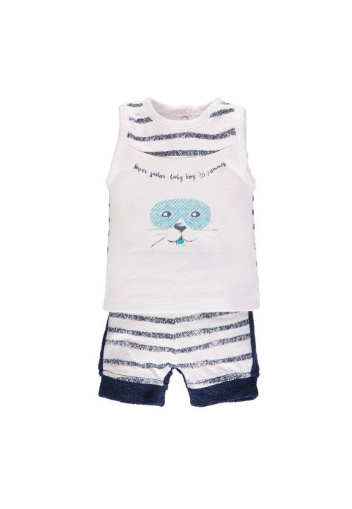 Completo shorts + canotta neonato - Abbigliamento neonato