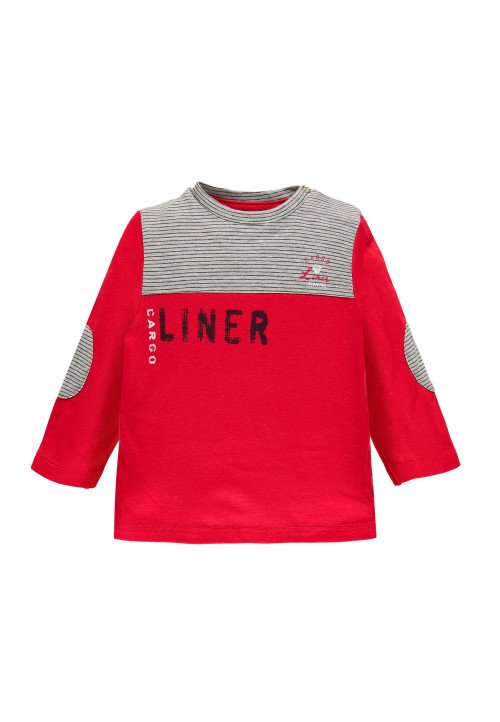 3 Pommes Long sleeves t-shirt Red