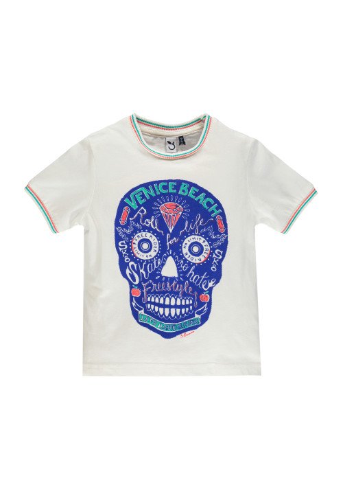 T-Shirt manica corta Skull 3pommes - Abbigliamento bambini online | Vestiti per bambini | Outletbambini | Bambino