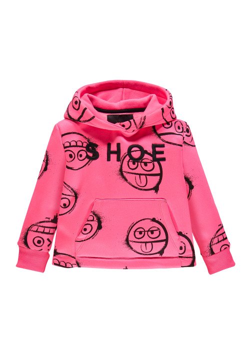 Shoe Hooded sweaters Pink