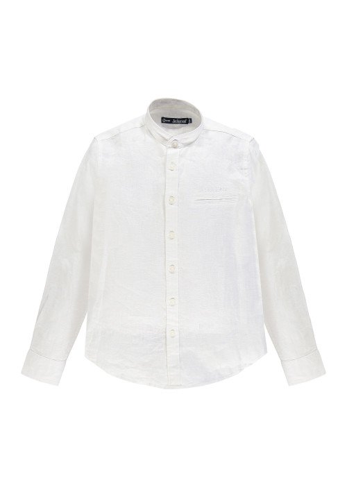 Jeckerson Camicia Coreana Bambino Bianco