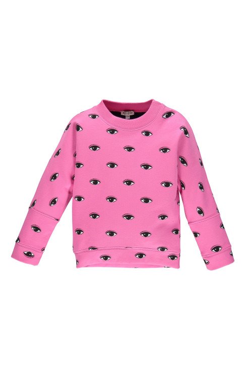  Felpa Eye bambina Rosa - Abbigliamento bambini online | Vestiti per bambini - Outletbambini bambina