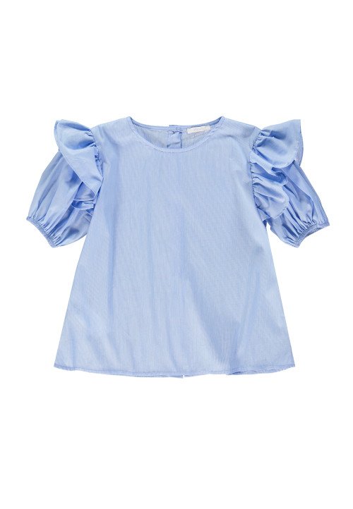 Lù Lù by Miss Grant Shirts (Short Sleeve) Light Blue